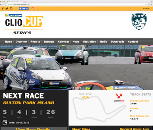 Mitchelin Clio Cup Racing